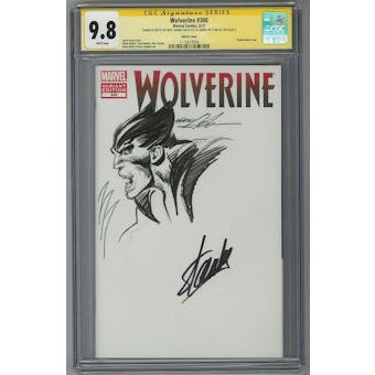 Wolverine #300 CGC 9.8 (W) Signed & Sketch Neal Adams Signed Stan Lee *1115473004*