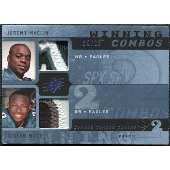2009 Upper Deck SPx Winning Combos Patch #JL Jeremy Maclin/LeSean McCoy /25