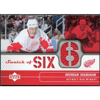 2004/05 Upper Deck Swatch of Six #SSBS Brendan Shanahan