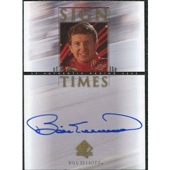 2000 Upper Deck SP Authentic Sign of the Times #BE Bill Elliott Autograph