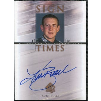 2000 Upper Deck SP Authentic Sign of the Times #KB Kurt Busch Autograph