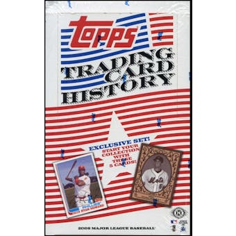 2008 Topps Trading Card History Baseball Hobby Box