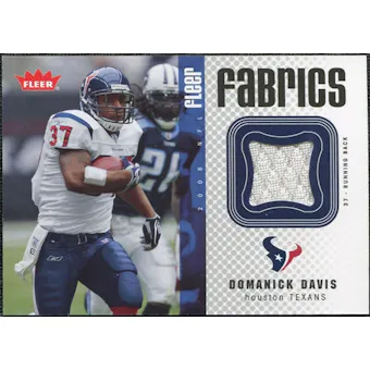2006 Fleer Fabrics #FFDD Domanick Davis SP