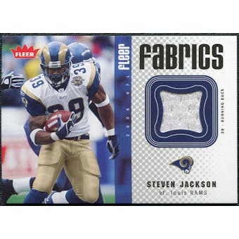2006 Fleer Fabrics #FFSJ Steven Jackson