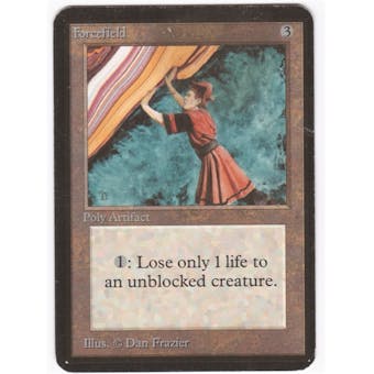 Magic the Gathering Alpha Single Forcefield - MODERATE PLAY (MP)