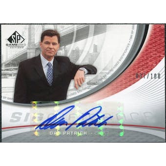 2005/06 Upper Deck SP Game Used SIGnificance #DP Dan Patrick Autograph /100