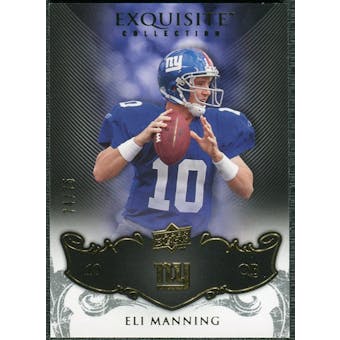 2008 Upper Deck Exquisite Collection #64 Eli Manning /75