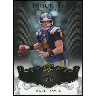 2008 Upper Deck Exquisite Collection #67 Brett Favre /75