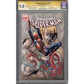 Amazing Spider-Man #692 Stan Lee Romita Jr Campbell Convention Variant CGC 9.8 (W) *1121033002*