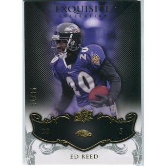 2008 Upper Deck Exquisite Collection #8 Ed Reed /75