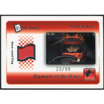 2009 Element Elements of the Race Red Flag #ERRJG Jeff Gordon 23/99