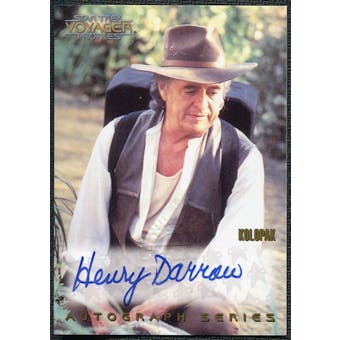 1996 Star Trek Voyager Profiles Autographs #13 Henry Darrow
