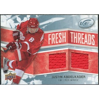 2008/09 Upper Deck Ice Fresh Threads #FTJA Justin Abdelkader