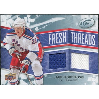 2008/09 Upper Deck Ice Fresh Threads #FTLK Lauri Korpikoski