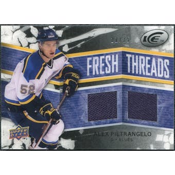 2008/09 Upper Deck Ice Fresh Threads Black Parallel #FTAP Alex Pietrangelo 21/25