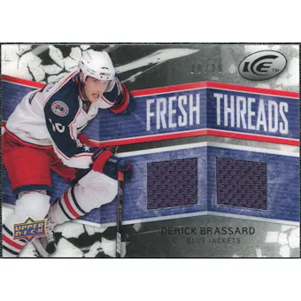 2008/09 Upper Deck Ice Fresh Threads Black Parallel #FTDB Derick Brassard /25