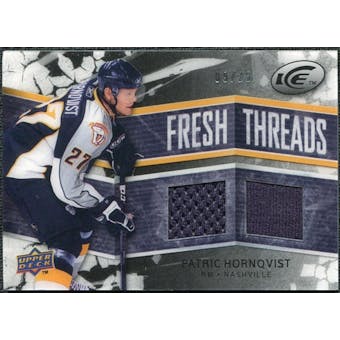 2008/09 Upper Deck Ice Fresh Threads Black Parallel #FTPH Patric Hornqvist /25