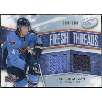 2008/09 Upper Deck Ice Fresh Threads Parallel #FTBO Zach Bogosian /100