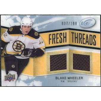 2008/09 Upper Deck Ice Fresh Threads Parallel #FTBW Blake Wheeler /100