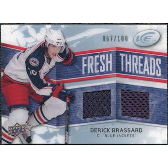 2008/09 Upper Deck Ice Fresh Threads Parallel #FTDB Derick Brassard /100