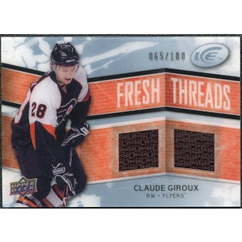 2008/09 Upper Deck Ice Fresh Threads Parallel #FTGI Claude Giroux /100