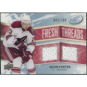 2008/09 Upper Deck Ice Fresh Threads Parallel #FTKP Kevin Porter /100