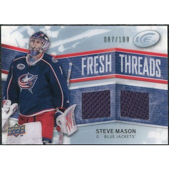 2008/09 Upper Deck Ice Fresh Threads Parallel #FTMA Steve Mason /100
