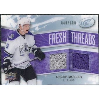 2008/09 Upper Deck Ice Fresh Threads Parallel #FTOM Oscar Moller /100