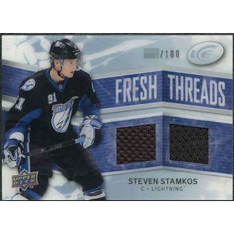 2008/09 Upper Deck Ice Fresh Threads Parallel #FTSS Steven Stamkos /100
