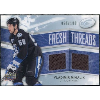 2008/09 Upper Deck Ice Fresh Threads Parallel #FTVM Vladimir Mihalik /100