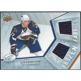 2008/09 Upper Deck Ice Frozen Fabrics #FFIK Ilya Kovalchuk
