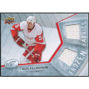 2008/09 Upper Deck Ice Frozen Fabrics #FFNL Nicklas Lidstrom