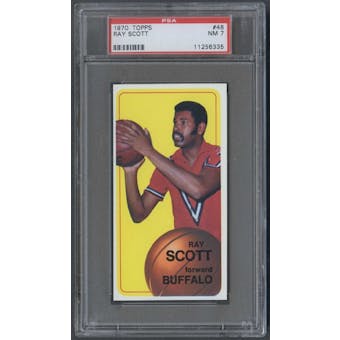 1970/71 Topps Basketball #48 Ray Scott PSA 7 (NM) *6335