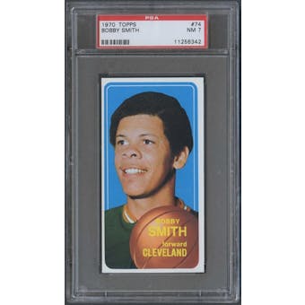 1970/71 Topps Basketball #74 Bobby Smith PSA 7 (NM) *6342