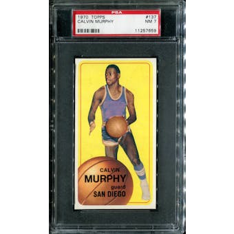 1970/71 Topps Basketball #137 Calvin Murphy PSA 7 (NM) *7659