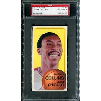 1970/71 Topps Basketball #157 Jimmy Collins PSA 8 (NM-MT) *9717