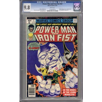 Power Man and Iron Fist #57 CGC 9.8 (W) *1126745010*