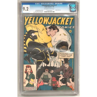 Yellowjacket Comics #7 CGC 9.2 (OW-W) *1129107010*