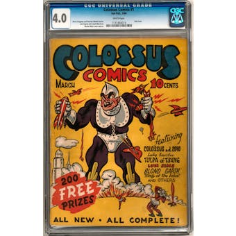 Colossus Comics #1 CGC 4.0 (W) *1131464014*
