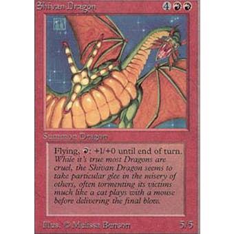 Magic the Gathering Beta Single Shivan Dragon - NEAR MINT (NM)