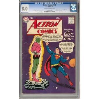Action Comics #242 CGC 8.0 (C-OW) *1133742001*
