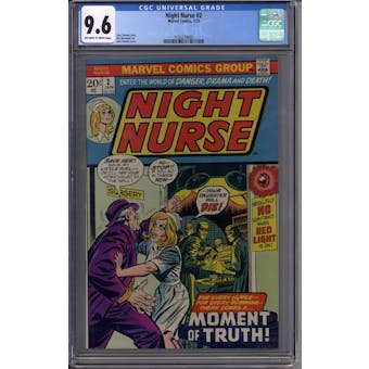 Night Nurse #2 CGC 9.6 (OW-W) *1135274005*
