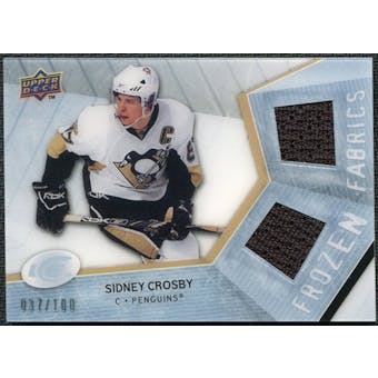 2008/09 Upper Deck Ice Frozen Fabrics Parallel #FFSC Sidney Crosby /100