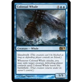 Magic the Gathering 2014 Single Colossal Whale - 4x Playset - NEAR MINT (NM)