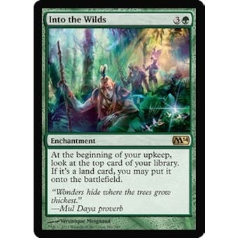Magic the Gathering 2014 Single Into the Wilds - 4x Playset - NEAR MINT (NM)