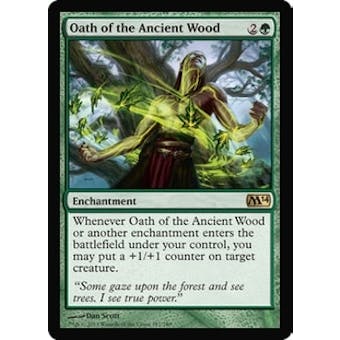 Magic the Gathering 2014 Single Oath of the Ancient Wood - 4x Playset - NEAR MINT (NM)