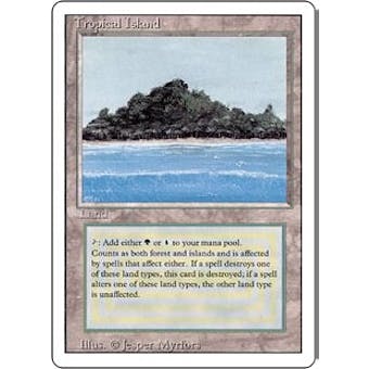 Magic the Gathering 3rd Ed (Revised) Single Tropical Island - NEAR MINT (NM)