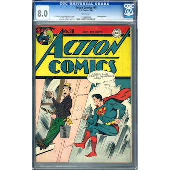 Action Comics #98 CGC 8.0 (W) *1163412006*