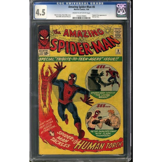 Amazing Spider-Man #8 CGC 4.5 (C-OW) *1164278005*