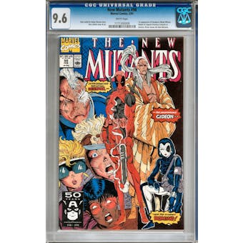 New Mutants #98 CGC 9.6 (W) *1171300009*